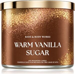 Bath & Body Works Warm Vanilla Sugar vonná sviečka 411 g