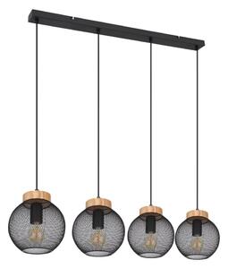Globo 15663-4H - Závesný luster PABLO 4xE27/40W/230V