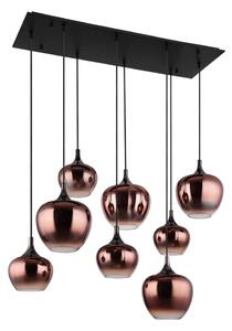Globo 15548-8HG - Luster na lane MAXY 8xE27/40W/230V medený