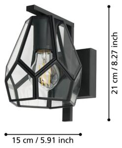 Eglo 43645 - Nástenné svietidlo MARDYKE 1xE27/40W/230V