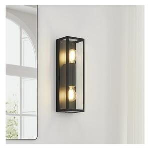 Eglo 33856 - Vonkajšie nástenné svietidlo ALAMONTE 2xE27/60W/230V IP44 čierna