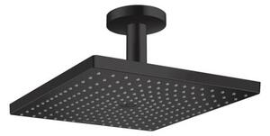 Hlavová sprcha Hansgrohe Raindance E strop vrátane sprchového ramená matná čierna 26250670