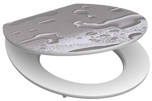 WC sedadlo Grey Steel MDF HG so spomaľovacím mechanizmom SOFT-CLOSE