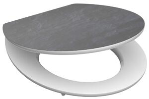WC sedadlo Black Stone MDF HG so spomaľovacím mechanizmom SOFT-CLOSE