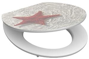WC sedadlo Red Starfish MDF HG so spomaľovacím mechanizmom SOFT-CLOSE