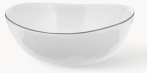 Ručne vyrobená miska z porcelánu Salt, Ø 17 cm, 4 ks