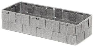 Compactor Úložný organizér do zásuvky Compactor TEX - košík L, 30 x 12 x 7 cm, sivý, L