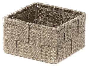 Compactor Úložný organizér do zásuvky Compactor TEX - košík S, 12 x 12 x 7 cm, Taupe (sivo-béžový), S