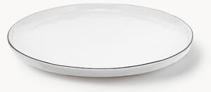 Ručne vyrobené raňajkové taniere z porcelánu Salt, 4 ks
