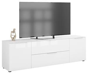 NÍZKA KOMODA, biela, 180/53,9/40 cm - Online Only drobný nábytok, Online Only