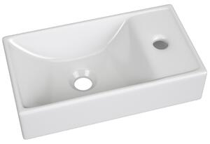 CMD COMAD - Umývadlo na dosku Vedea - biela - 41x9x22 cm