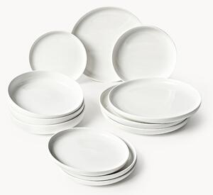 Súprava riadu z porcelánu Nessa, 4 osoby (12 dielov)