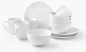 Porcelánová raňajková súprava Delight Classic, 4 osoby (12 dielov)