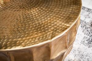 Invicta Interior - Ručne vyrobený konferenčný stolík ORGANIC ORIENT 68 cm zlatý