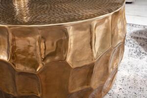 Invicta Interior - Ručne vyrobený konferenčný stolík ORGANIC ORIENT 68 cm zlatý