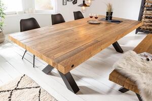 Invicta Interior - Masívny jedálenský stôl THOR 240 cm z prírodného borovicového dreva