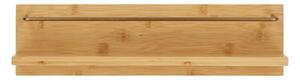 Polica Ember, bambus a kov, prírodná, 45×10×12 cm – House Nordic