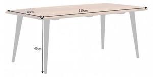 Invicta Interior - Masívny konferenčný stolík ORGANIC LIVING 110 cm z agátového dreva