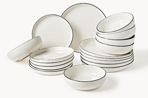 Porcelánová súprava tanierov Facile, 6 osôb (18 dielov)