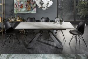 Invicta Interior - Jedálenský stôl CONCORD 180 - 230 cm, mramorový vzhľad, keramika - rozťahovací