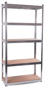 Aga MR4600 5 políc 180x90x40 cm Strieborný