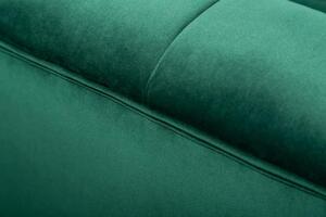 Invicta Interior - Dizajnová 3-miestna pohovka NOBLESSE 225 cm smaragdovo zelená, zamat
