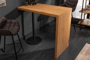 Nemecko - Dizajnový barový stôl MAGNUS 120 cm dub, prírodný