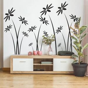 INSPIO-výroba darčekov a dekorácií - Sisi kvety - nálepky na stenu