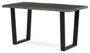 Jedálenský stôl Autronic 140x80 cm sivá MDF HT-F4214 GREY