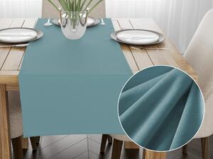 Biante Zamatový behúň na stôl Velvet Prémium SVP-011 Svetlo sivomodrý 35x120 cm