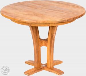 Česko - Teakový stôl DANTE 100 cm, prírodný