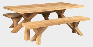 Fakopa - Jedálenský stôl SPIDER 180 cm teak prírodný