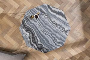Invicta Interior - Konferenčný stolík DIAMOND 69 cm mramorovo šedý