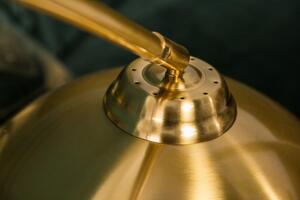 Invicta Interior - Elegantná oblúková lampa LOUNGE DEAL 205 cm zlatá