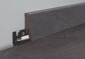 Lišta soklová Naturel čierna, MDF, dĺžka 260 cm, L58C8475