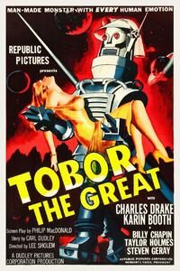 Umelecká tlač Tobor the Great / Robot (Retro Movie), (26.7 x 40 cm)