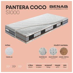 BENAB PANTERA COCO S1000 taštičkový matrac 80x190 cm Poťah Tencel 3D