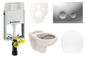 Cenovo zvýhodnený závesný WC set Geberit na zamurovanie + WC Ceramia S-Line SIKOGE1U3