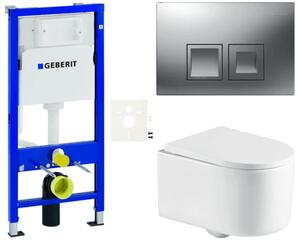 Závesný WC set Geberit do ľahkých stien / predstenová SAT SIKOGESREX72D35