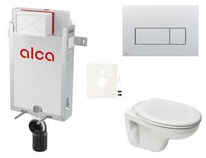 Cenovo zvýhodnený závesný WC set Alca na zamurovanie + WC Ceramia S-Line Pro SIKOAP9