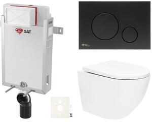 Závesný WC set na zamurovanie SAT SIKOSZTOR6768