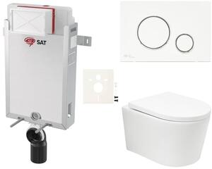 Závesný WC set na zamurovanie SAT BREVIS SIKOSZBRTOR70