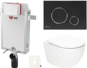 Závesný WC set na zamurovanie SAT Fusion SIKOSZTORFU78