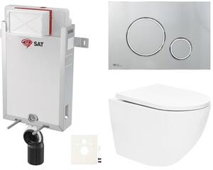 Závesný WC set na zamurovanie SAT SIKOSZTOR6771