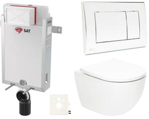 Závesný WC set na zamurovanie SAT Fusion SIKOSZTORFU21