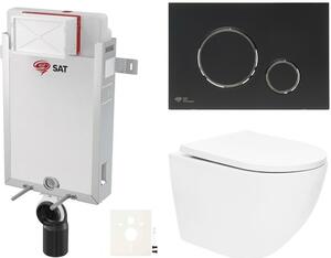 Závesný WC set na zamurovanie SAT SIKOSZTOR6778