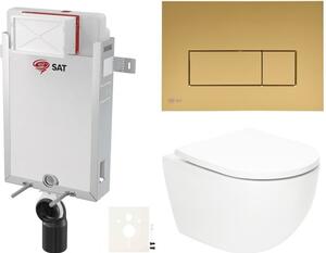 Závesný WC set na zamurovanie SAT Fusion SIKOSZTORFUGM