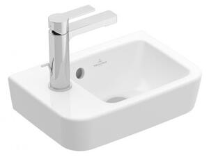 VILLEROY & BOCH O.Novo umývadielko s prepadom a otvorom pre batériu vľavo biela 43423601