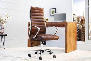 Kancelárska stolička Boss Vintage hnedá
