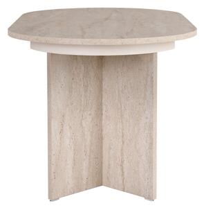 Rozkladací jedálenský stôl NEL 160x90 cm travertín